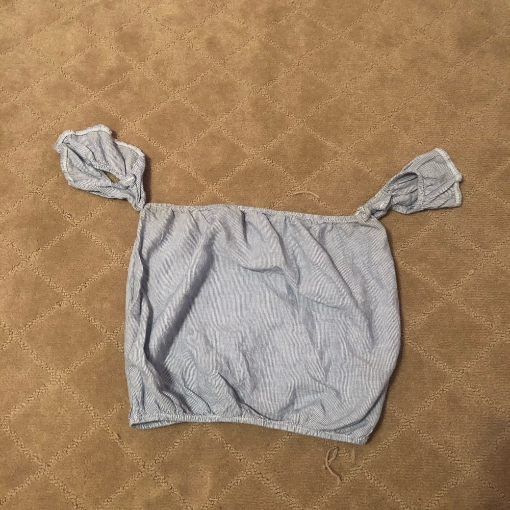 Pacsun pinstripe crop top